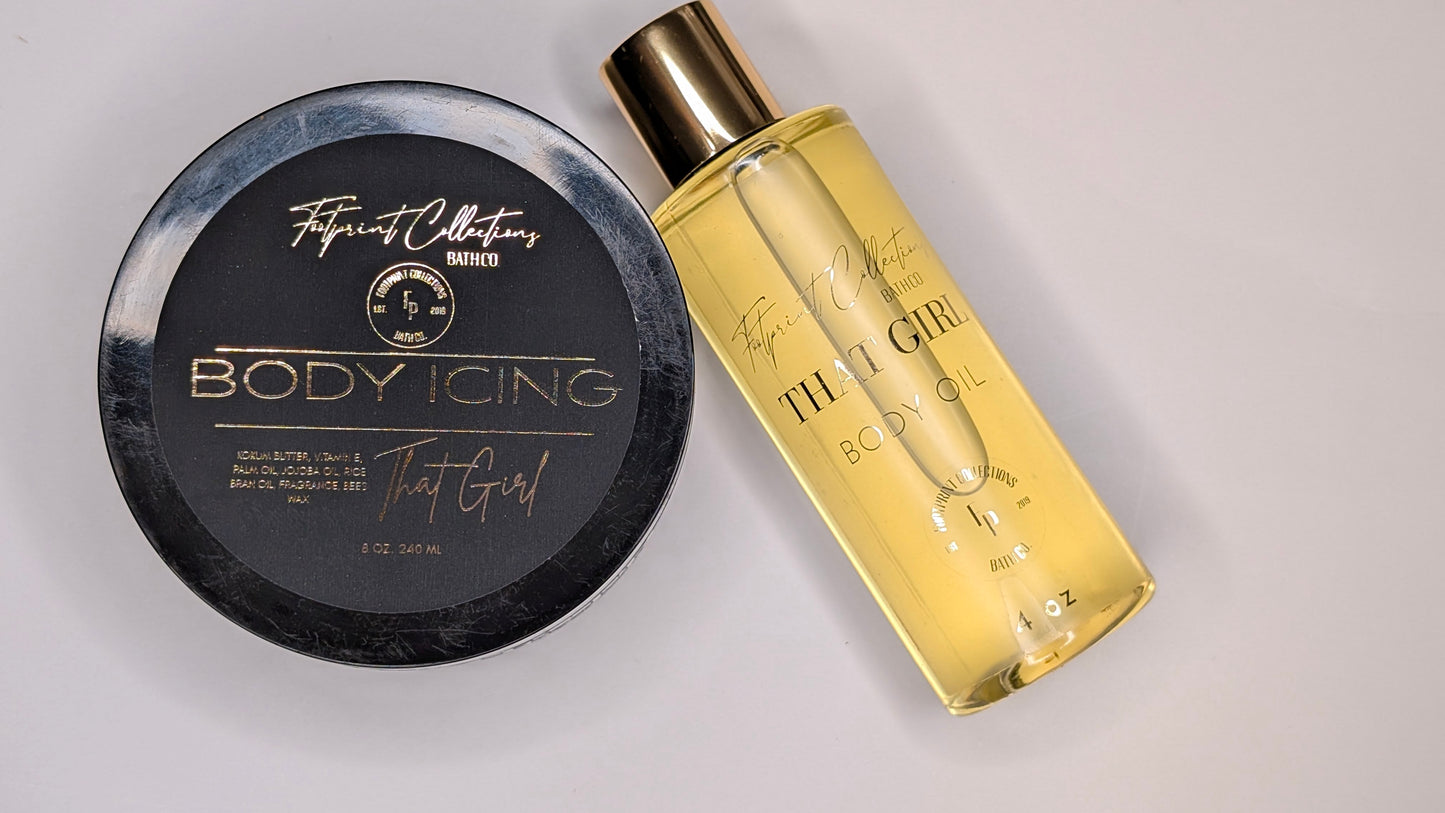 That Girl Body Icing & Body Oil Set